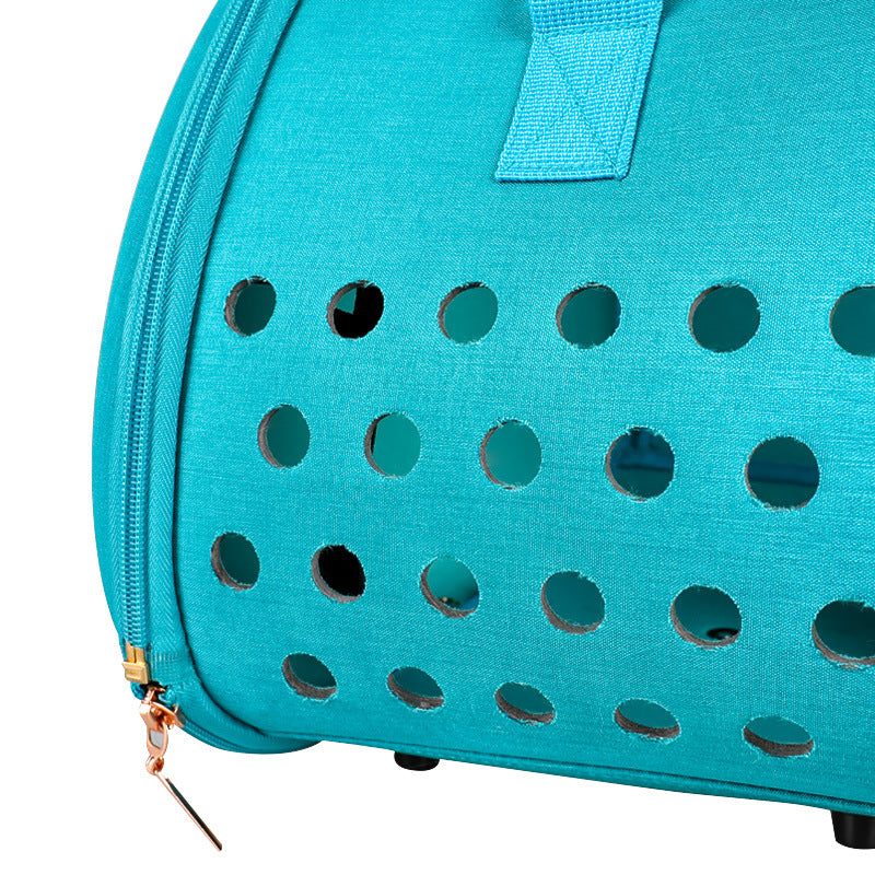 Pet Backpack with Transparent Design for Cats and Dogs