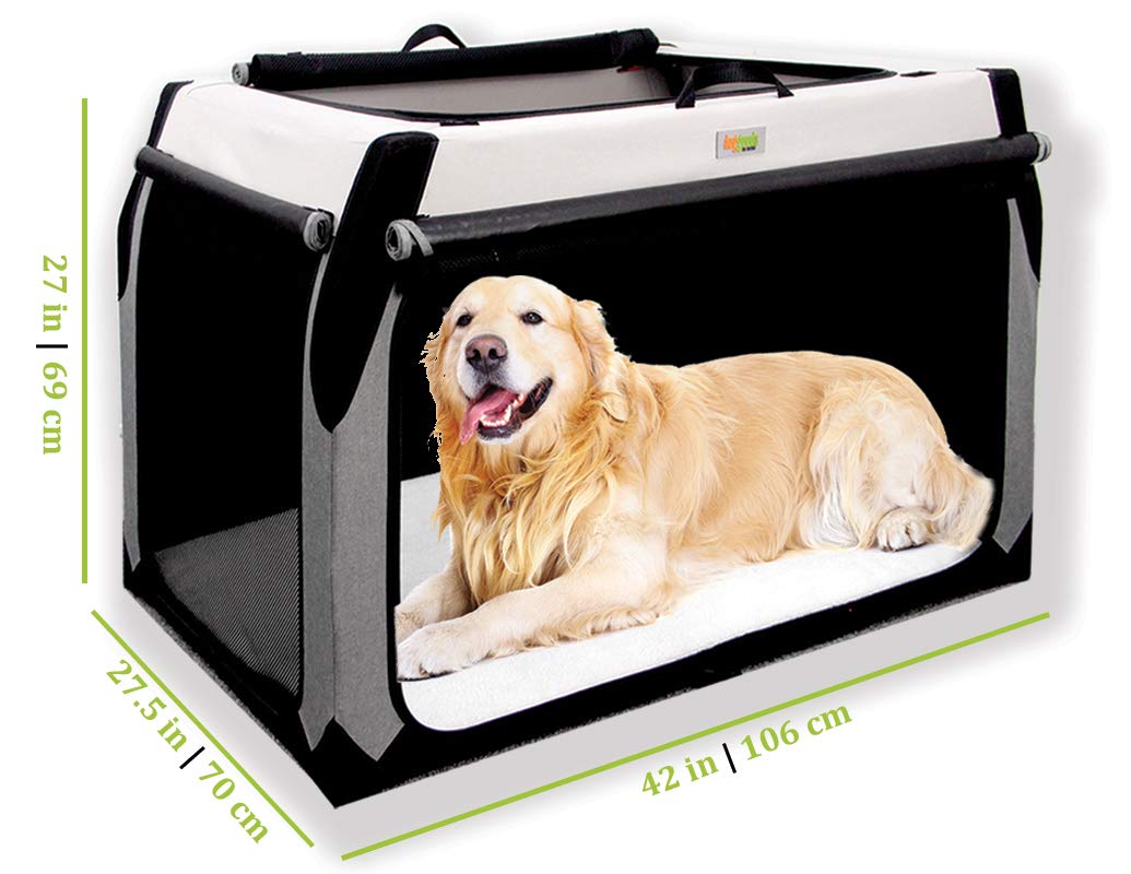 Folding Soft Dog Crate for XL Extra Large Dogs